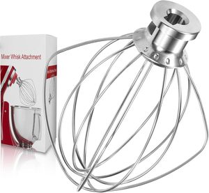 K45WW <span class=keywords><strong>Fouet</strong></span> en fil d'acier inoxydable pour <span class=keywords><strong>KitchenAid</strong></span>, <span class=keywords><strong>fouet</strong></span> en fil métallique allant au lave-vaisselle pour <span class=keywords><strong>KitchenAid</strong></span> 4.5 et batteur sur socle <span class=keywords><strong>à</strong></span> tête inclinable de 5 pintes - Product Image 1