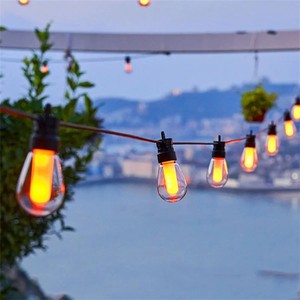 Luci Solari da Esterno Impermeabili per Giardino, Terrazzo, <span class=keywords><strong>Balcone</strong></span>, Campeggio, Feste - Lampade Decorative Retrò a Filo - Product Image 1