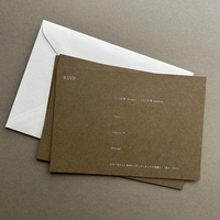 Impression d'enveloppes personnalisées avec logo d'entreprise, invitations financières adaptées, ensembles d'enveloppes haut de gamme et cartes d'anniversaire personnalisées