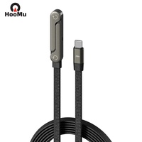 Cable de Carga Rápida de 240W 6A, 1m 1.5m 2m, Tipo-C a Tipo-C, con Trenzado de Nailon y Rotación de 360°, para Coche, Juegos, Escáner de Código de Barras
