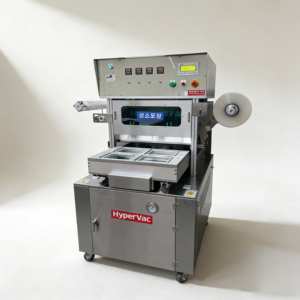 Máquina de Envasado MAP Semiautomática de Grado Industrial, Equipo de Sellado de Bandejas con Atmosfera Modificada y Inyección de Gas, Acero Inoxidable 304, 550 kg - Product Image 6