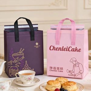 Thermal Food Dessert Drinks Bag Picnic Lunch Cooler Bag Custom logo and Size Waterproof Insulated Food Delivery Cooler Bag - Product Image 3
