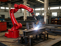 Robot de pressage automobile 25 kg, 6 axes, certifié CE, bras articulé industriel de 1,8 m de portée pour l'automatisation du transfert par presse