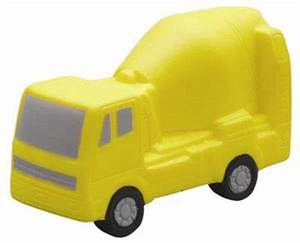 Jouets anti-stress en forme de camion à ciment en mousse PU avec logo personnalisé, cadeaux promotionnels - Product Image 2