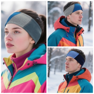 Unisex Lông Cừu Chạy Thời Trang Mùa Thu Thể Thao Bảo Vệ Đi Xe Đạp Phụ Nữ Headbands Cho Nam Giới Cô Gái Mùa Đông Tai Ấm Hơn Trượt Tuyết Head Band - Product Image 6