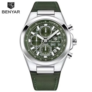 นาฬิกาข้อมือผู้ชาย BENYAR 5206 รุ่นใหม่ ระบบโครโนกราฟ กันน้ำ นาฬิกาสปอร์ตควอตซ์ - Product Image 2