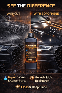 GRAPHONEX BOROPHENE น้ำยาเคลือบรถยนต์แบบกันน้ำ ป้องกันคราบน้ำ ฝุ่น และสิ่งสกปรก ลดความบ่อยในการล้างรถ ช่วยให้รถของคุณสดใสด้นานขึ้น นานถึง 10 ปี - Product Image 4