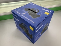 Volant de course gaming C-STAR certifié CE avec moteur de vibration pour PC, pour une console, pour boîtier Smart TV - Connexion filaire