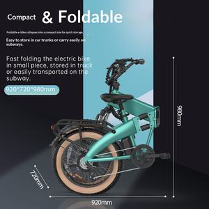 Xe đạp điện gấp 36V dành cho người lái xe được chỉ định, Xe đạp leo núi dành cho người lớn, Xe điện hỗ trợ điện, Xe địa hình - Product Image 2