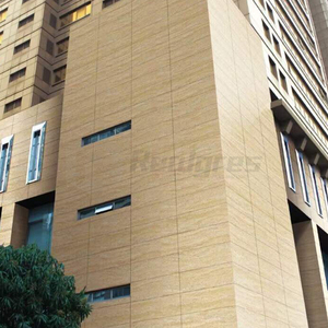 Realgres <span class=keywords><strong>travertine</strong></span> hiệu suất cao Trọng lượng nhẹ gạch tường Bảng điều khiển bằng đá cẩm thạch nhìn sứ gạch với chất lượng cao cho sàn - Product Image 4