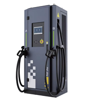 Chargeur EV DC 100KW CCS et GBT à double connecteur, station de charge commerciale 380V, chargeur rapide séparé CF-100KW-D