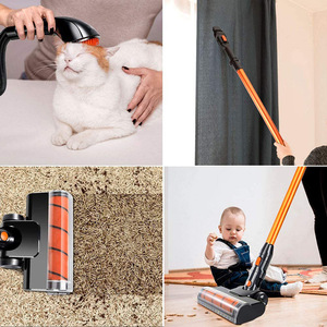 Handheld <b>Vacuum</b> Cleaner 160W <b>Portable</b> Cordless For Home And Car Use With Attachments - Product Image 2