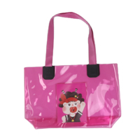 Sac fourre-tout de luxe réutilisable, écologique, imperméable, en TPU transparent, personnalisé de haute qualité avec logo imprimé