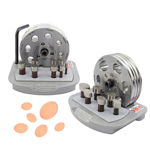 Durston Jewelry-Kit d'outils de coupe à disque ovale pour l'artisanat en or, argent et cuivre, 6 pièces, avec plateau de rangement - Product Image 4
