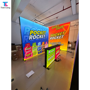 Caja de luz LED de tela publicitaria de 6x3 m de fácil montaje, 20x10 pies, pared trasera retroiluminada para stands de ferias comerciales. - Product Image 4