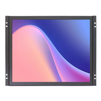 Moniteur tactile industriel intégré résistif/capacitif de 17 pouces avec résolution 1280x1024