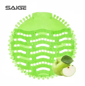 Saige Anti Splash Green Apple Duft Custom Printed Wave 2.0 Toilette Urinal Screen Deodorant