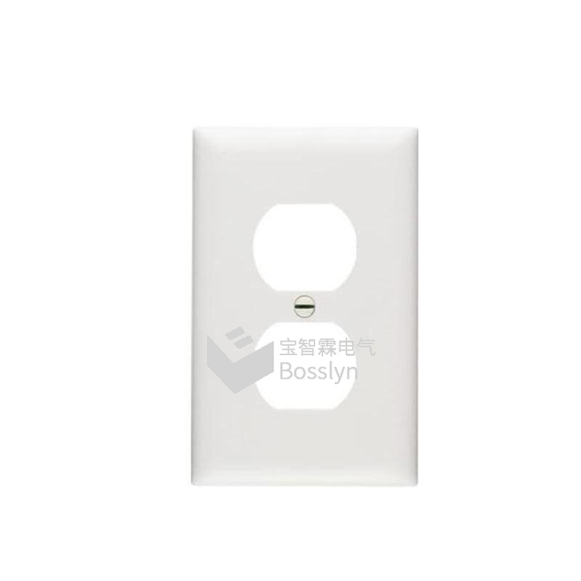 1-Gang Standard Size Wall Outlet Duplex Receptacle Wall Plate
