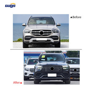 Kit carrosserie GUGO <span class=keywords><strong>GLE</strong></span> W167 comprenant pare-chocs, calandre, lèvre arrière, échappement pour <span class=keywords><strong>Mercedes</strong></span> Benz <span class=keywords><strong>GLE</strong></span> W167 2020-2023, mise à niveau vers GLE63 <span class=keywords><strong>AMG</strong></span> - Product Image 2