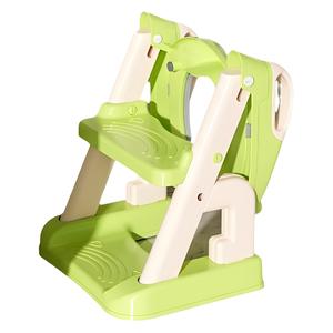 Siège de toilette pour enfants avec escalier et barre d'appui, design pliable pour l'apprentissage de la propreté, 1-2 ans, matériau PP - Product Image 1
