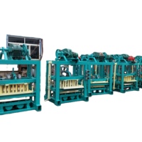 Gagnez de l'argent à domicile sans investissement : Machine à fabriquer des briques manuelle QTJ4-40 à haute efficacité pour briques de terre.