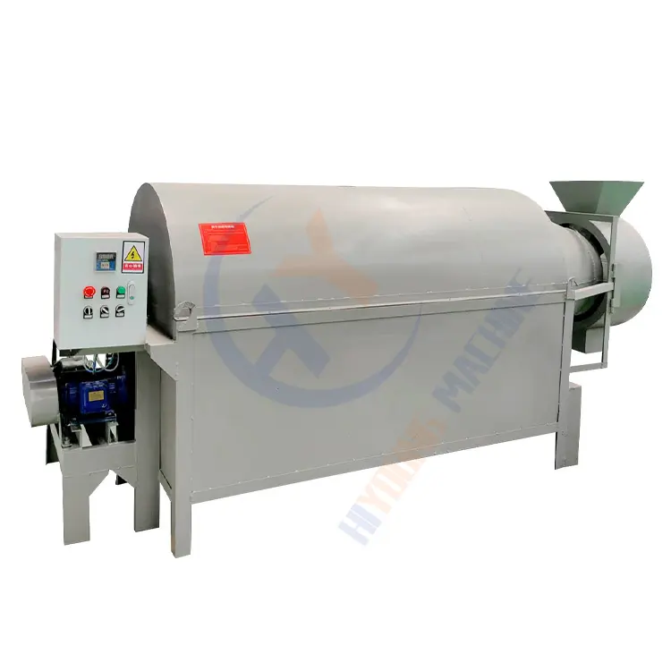 OCEAN Professional 30 Ton Heat Air Double Drum Dry Food Waste fanghi Roller Grain Moringa Leaf Dryer Machine