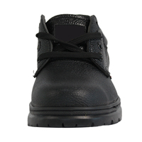 Nouveau modèle Chaussures de travail de sécurité pour garçon pour hommes S2 Executive Bottes en cuir noir Safeman