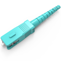 Conector de Fibra Óptica SC UPC 3mm/2mm, Adaptador de Fibra Óptica para Telecomunicaciones FTTH FTTx, 1 Fibra, 200 Piezas/Bolsa, Marca ODM/OEM