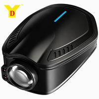 Lampe de bienvenue pour portière de voiture YD, rechargeable, avec projection, détection intelligente, marche/arrêt automatique, 1000 motifs, longue autonomie