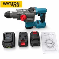 Kit de marteau perforateur sans fil pour béton, fourni par l'usine, avec 2 batteries et 1 chargeur, OEM ODM