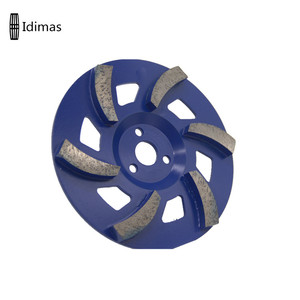 Idimas TurboCW7010 Segmenti Abrasivi Diamantati per Mole a Tazza # 30- # Dischi Abrasivi OEM da 120 mm, Diametro 100-250 mm per Levigatrice per Calcestruzzo - Product Image 6