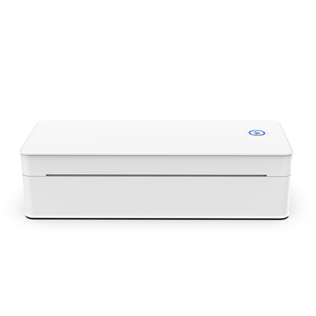 A4 Size Mini Portable Thermal Paper Printer Black White Document USB for Cloud Interfaces 300DPI Stylish Plastic Design