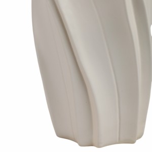 Vaso in ceramica con dettagli scultorei intrecciati per l'arredamento del soggiorno - Product Image 5