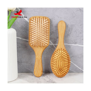 Mixed Procurement Low Price Manufacturer Supply Customized Logo Natural Bamboo Airbag Hair Comb Head Massager <b>Detangling</b> Oil - Product Image 3