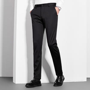 Venta caliente Pantalones casuales para hombres Pantalones elásticos delgados sin hierro - Product Image 4