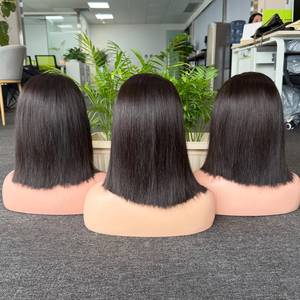 Skin Friendly 5×5 HD Lace Closure Straight <b>Bob</b> Human Hair <b>Wig</b> Silky Smooth Straight Texture Wear & Go Glueless Short <b>Bob</b> <b>Wig</b> - Product Image 4