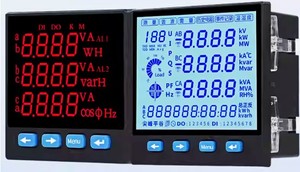 Với RS485 96*96 Mét ba giai đoạn <span class=keywords><strong>LCD</strong></span> hiển thị đa chức năng Power <span class=keywords><strong>Meter</strong></span> sản xuất OEM - Product Image 2