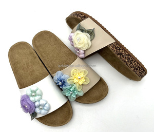 Bonito diseño OEM logotipo personalizado punta abierta inyección de PVC barato últimas zapatillas de Mujer Zapatos <span class=keywords><strong>y</strong></span> <span class=keywords><strong>sandalias</strong></span> de mujer <span class=keywords><strong>Sandalias</strong></span> planas de verano - Product Image 5