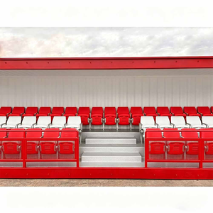 Tribuna Container Prefab Stadium Spectator Stands 63 Seats Covered Stand for Football Filed Portable Bleachers - Product Image 5