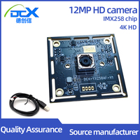 Module de caméra USB DECXIN 12MP 4K haute définition IMX258 avec reconnaissance faciale, numérisation de fichiers, protocole UVC standard
