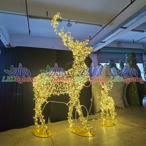 <span class=keywords><strong>OBBO</strong></span> ลายกวางเรนเดียร์และกวางมูซ3d,ไฟยีราฟกลางแจ้งทนทานต่อสภาพอากาศปี IP65 - Product Image 3