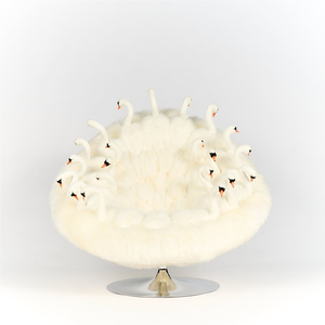 पशु गुड़िया कुर्सी लिविंग रूम अवकाश कुर्सी प्रकाश लक्जरी उन्नत आलसी 360 डिग्री एकल सोफे कुर्सी - Product Image 4