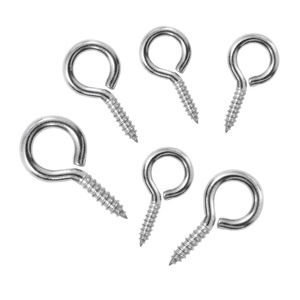 Vis à œil autotaraudeuse en acier inoxydable 304, connecteur à filetage métallique UNC pour bijoux et projets DIY - Product Image 1