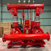 Ensemble de pompe à eau automatique à maintien de pression pour système d'incendie à jet d'eau