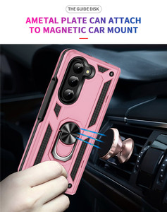 Coque antichoc avec <span class=keywords><strong>support</strong></span> de <span class=keywords><strong>voiture</strong></span> rotatif à 360 degrés, <span class=keywords><strong>support</strong></span> anneau anti-chute en TPU PC pour <span class=keywords><strong>Samsung</strong></span> Galaxy <span class=keywords><strong>Z</strong></span> <span class=keywords><strong>Fold</strong></span> 5 <span class=keywords><strong>4</strong></span> 3 6 7 - Product Image 3