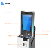 Kiosque tactile personnalisé pour l'enregistrement/décheck-in en libre-service avec distributeur de cartes et scanner de passeport, doté d'un SDK hôtelier