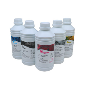 Kit d'encre de transfert DTF de haute qualité, incluant des encres CMYK et blanches, prêt à l'emploi pour l'impression directe sur film - Product Image 1