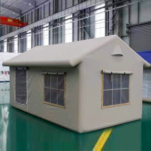 Tenda Gonfiabile Personalizzata a Forma di Cabina con Struttura ad Aria per Campeggio Familiare, con Porta e Finestre in Rete per <span class=keywords><strong>Glamping</strong></span> all'Aperto - Product Image 2