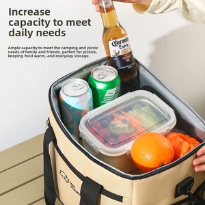 Nueva Caja Refrigerada Multifuncional de Doble Capa para Almacenamiento de Alimentos, Portátil y de Gran Capacidad, Ideal para Viajes y Picnics - Product Image 1