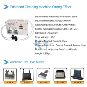 Kit de nettoyage de tête d'impression DTF, machine de nettoyage de circulation pour <span class=keywords><strong>Epson</strong></span> L1800 L805 1390 I3200 XP600, machine de nettoyage de <span class=keywords><strong>buse</strong></span> de lavage - Product Image 4
